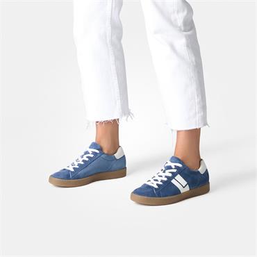 Paul Green Thick Gumsole Trainer - Navy Blue